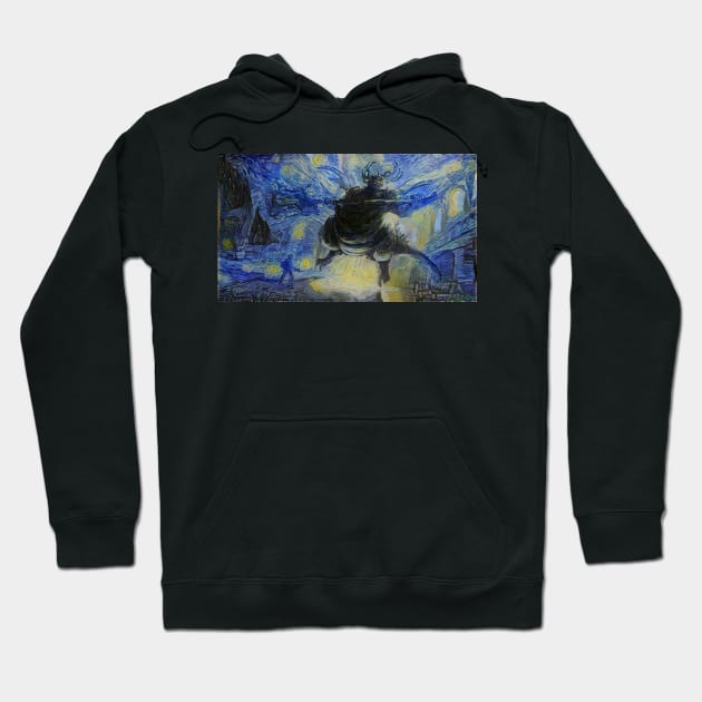 Dark Souls Asylum Demon Starry Night Hoodie by Starry Night